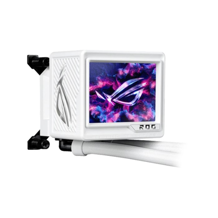 خنک کننده مایع پردازنده ایسوس سفید ROG RYUJIN III 360 ARGB Extreme - 8