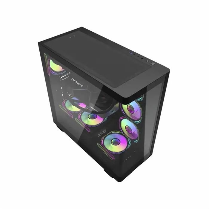 کیس کامپیوتر گیمینگ دارک فلش مدل DS900G ATX Black - 3