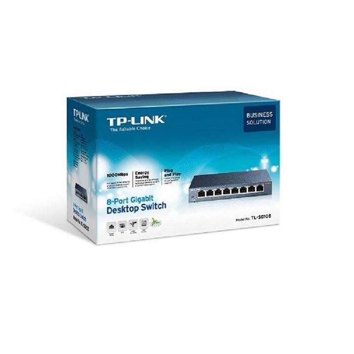 سوئیچ 8 پورت غیر مدیریتی تی پی لینک مدل اس جی 108 - 2