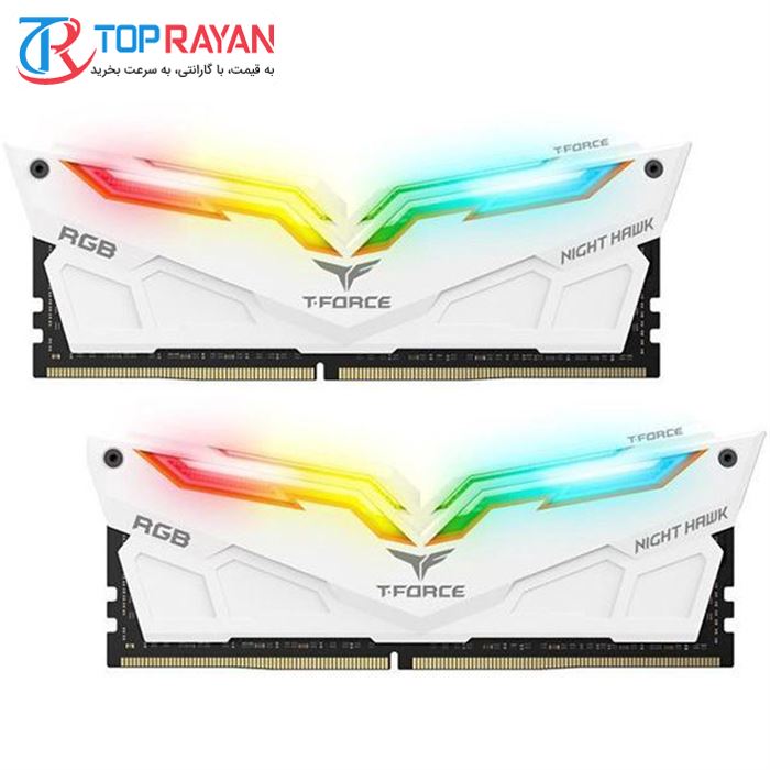 رم دسکتاپ DDR4 دو کاناله 3200 مگاهرتز CL16 تیم گروپ مدل NIGHT HAWK ظرفیت 32 گیگابایت - 2