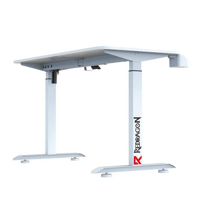 میز کامپیوتر گیمینگ موتور دار ردراگون مدل GD 3500G M WHITE 140cm RGB - 7