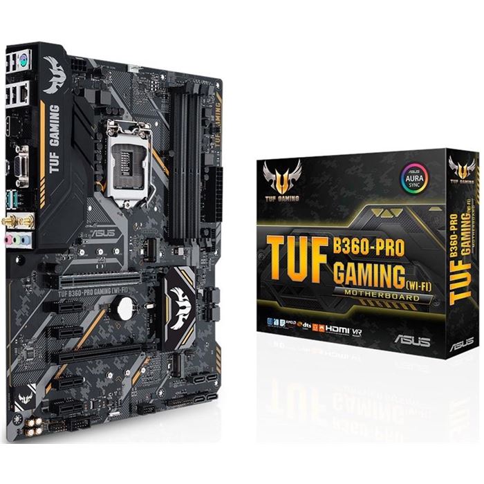 مادربرد ایسوس مدل TUF B360-PRO GAMING (WI-FI) LGA 1151 - 7