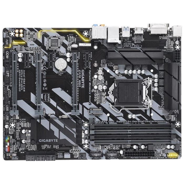 مادربرد گیگابایت مدل Z370 HD3 سوکت 1151 - 5