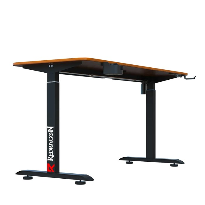 میز کامپیوتر گیمینگ موتور دار ردراگون مدل GD-3500NT-M WALNUT WOOD 140cm - 6