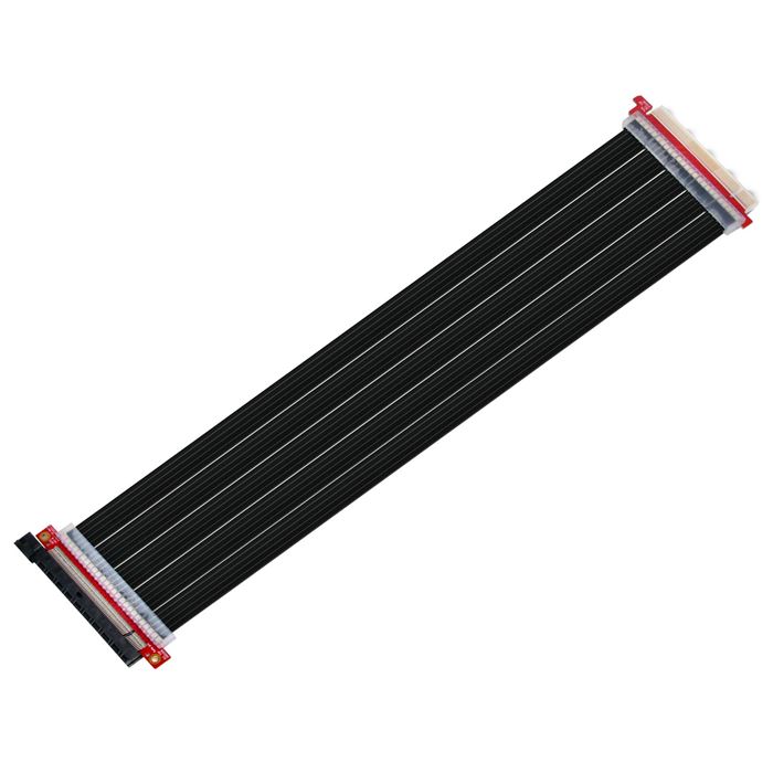 کابل افزایش طول PCI Express x16 Gen 3.0 رایزر کارت گرافیک سیلوراستون مدل SST-RC04B-400