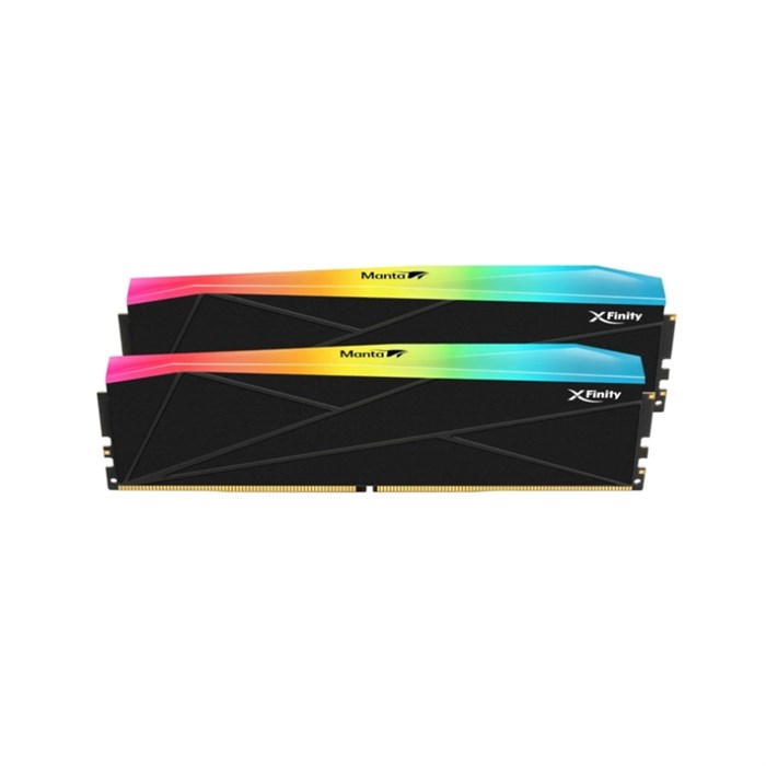 رم وی کالر دو کاناله Manta XFinity RGB 48GB (2 x 24GB) +2 KIT DDR5 6000 CL28 - 3