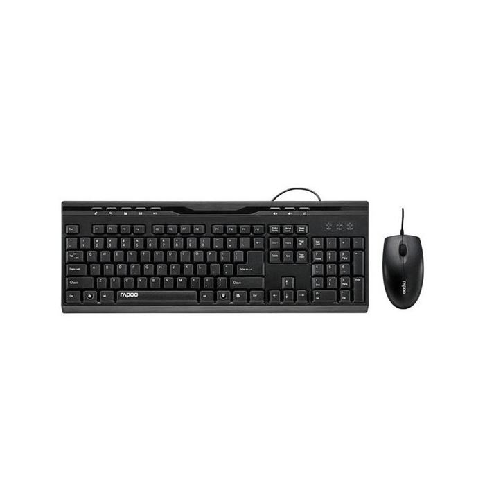 کیبورد و ماوس با سیم رپو مدل ایکس NX1710 - 7
