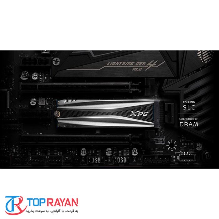حافظه SSD اینترنال ای دیتا مدل XPG GAMMIX S50 M.2 2280 ظرفیت 2 ترابایت - 4