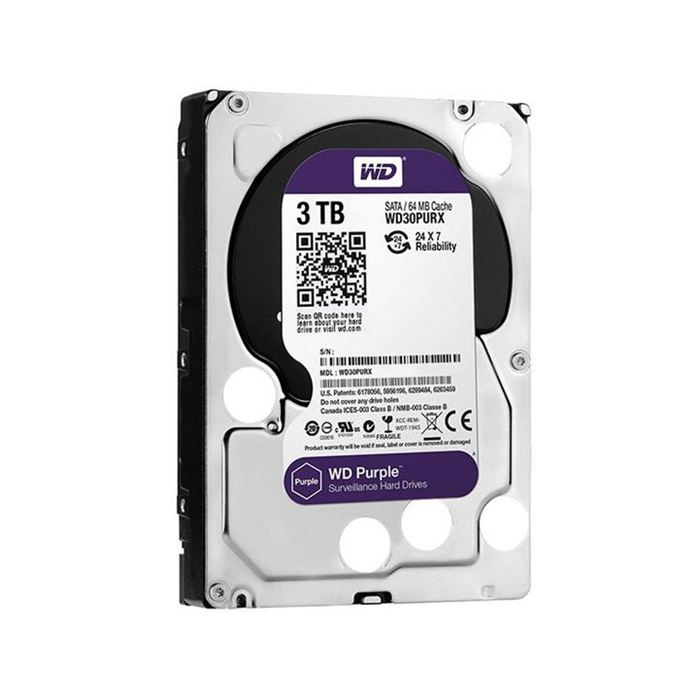 هارددیسک اینترنال وسترن دیجیتال سری Purple مدل WD30PURX ظرفیت 3 ترابایت - 8