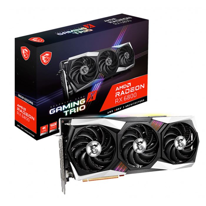 کارت گرافیک ام اس آی Radeon RX 6800 GAMING X TRIO 16G
