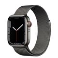 Apple Watch Series 7 GPS 41mm Graphite Stainless Steel Case with Milanese Loop