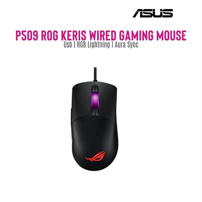 ماوس ایسوس مدل ROG KERIS RGB WIRED - 4