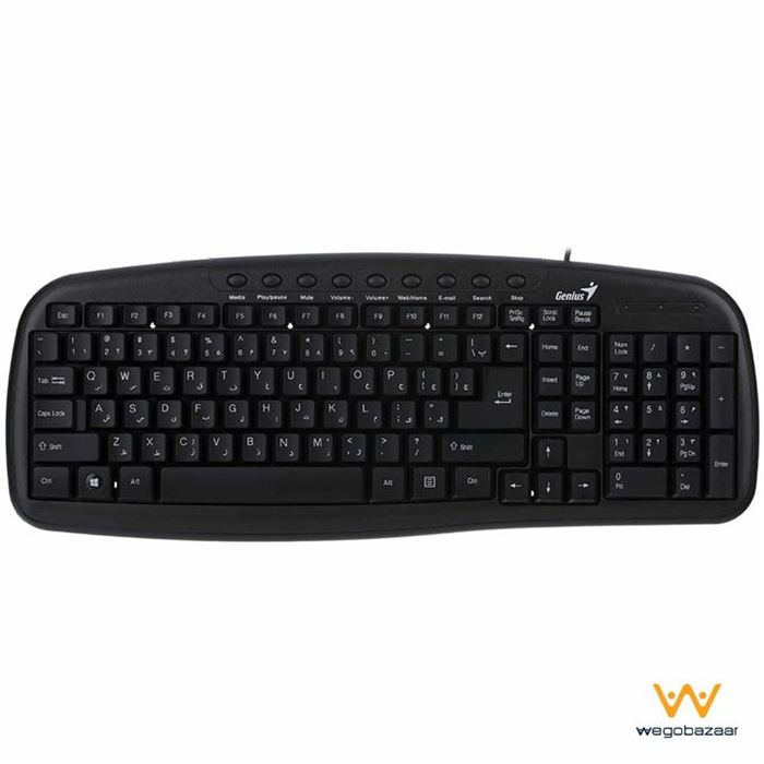 کیبورد جنیوس مدل KB-M225C همراه با حروف فارسی - 8