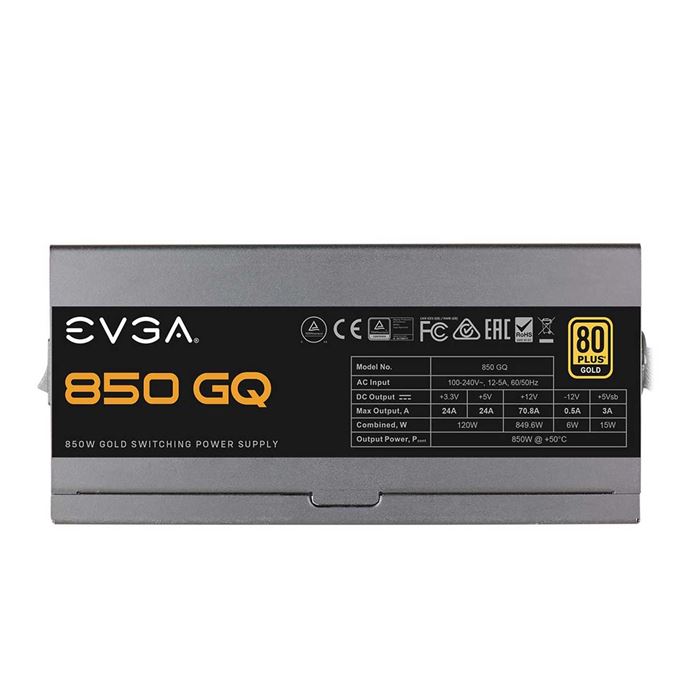 پاور ای وی جی ای 850 وات Power EVGA GQ850 80+ GOLD - 3