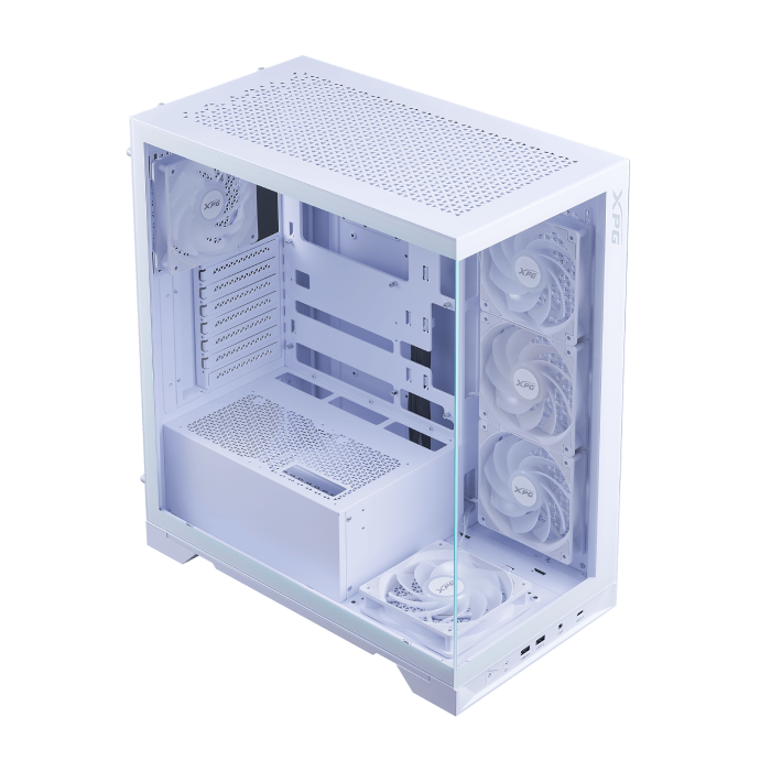 کیس گیمینگ ای دیتا مدل XPG Invader X BTF MID-TOWER Chassis White - 6