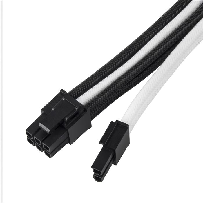 کابل برق کارت گرافیک 6 پین به 8 پین مدل PP07E-PCIBW طول 0.3 متر - 5