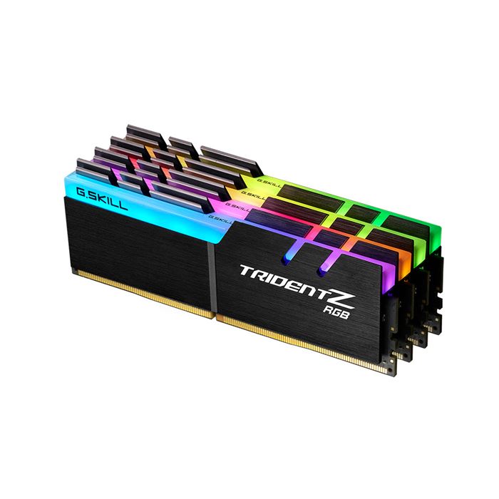 رم دسکتاپ DDR4 چهار کاناله 3600 مگاهرتز CL18 جی اسکیل مدل TRIDENTZ RGB ظرفیت 64 گیگابایت