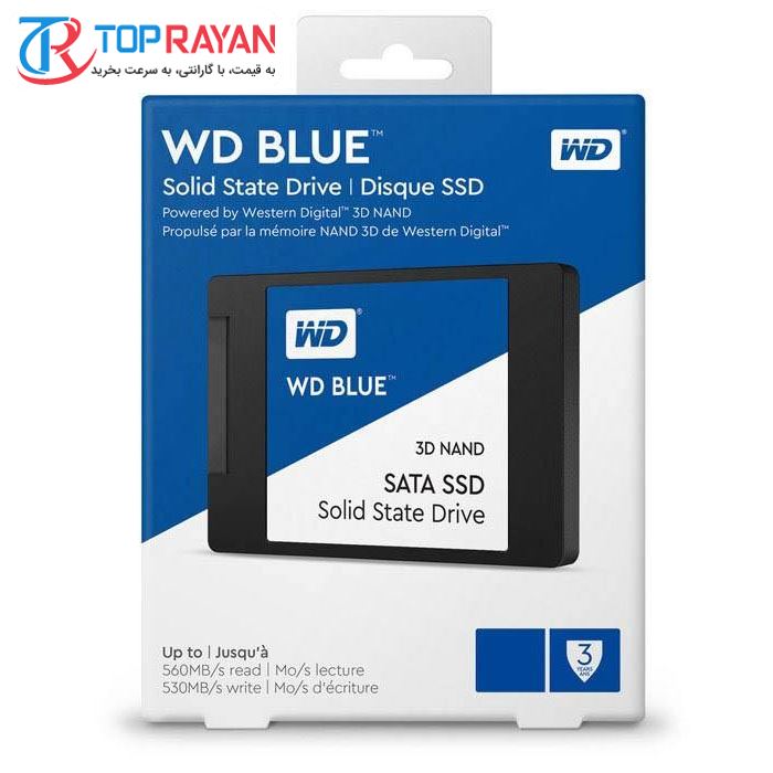 حافظه SSD اینترنال وسترن دیجیتال سری Blue مدل WDS200T2B0A ظرفیت 2 ترابایت - 2