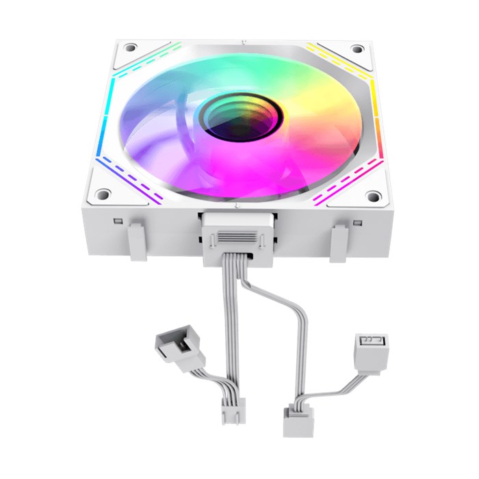 فن کیس گیمینگ گیم مکس مدل FN12A-S3I White - 7