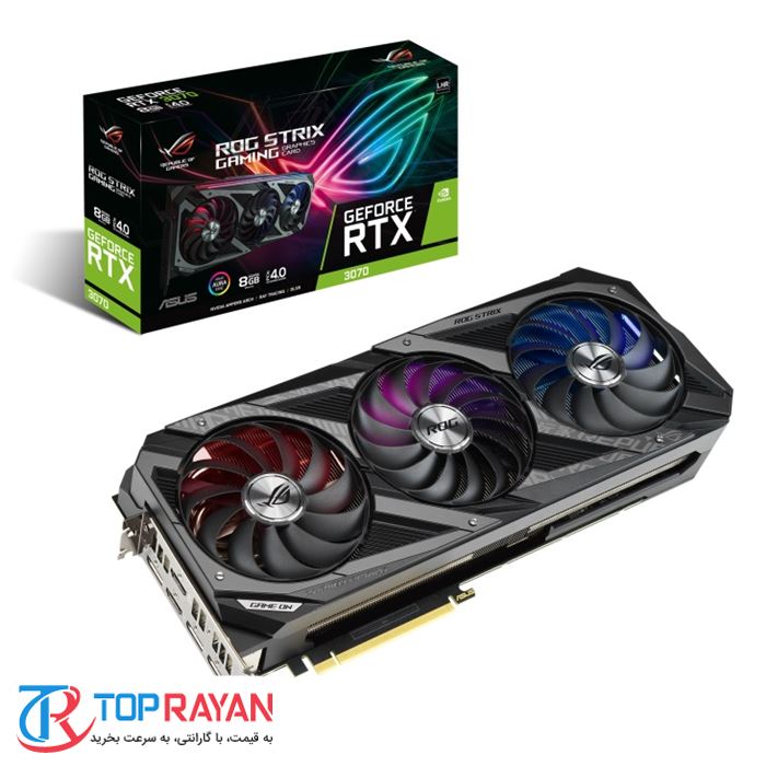 کارت گرافیک ایسوس ROG STRIX RTX3070 O8G V2 GAMING 8G - 6