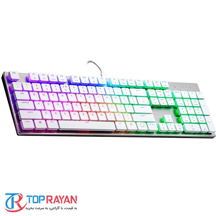 کیبورد گیمینگ کولرمستر مدل SK650 White - 3