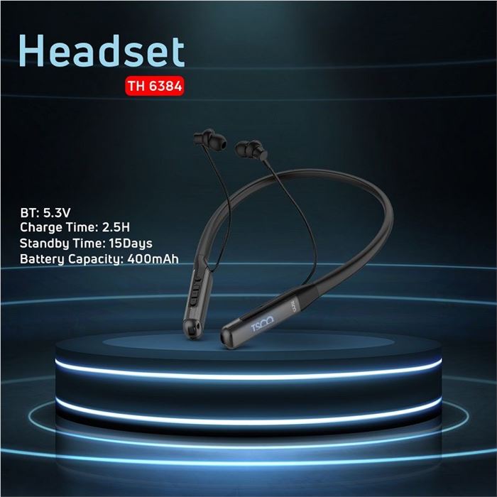 هدست گردنی بلوتوثی تسکو مدل TH 6384 - 6