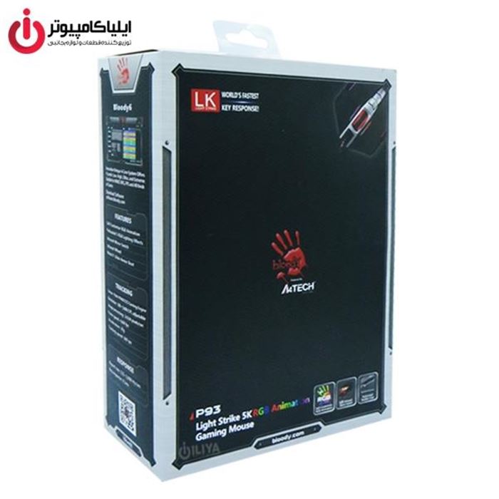 ماوس گیمینگ ای فورتک مدل پی ۹۳ - 6