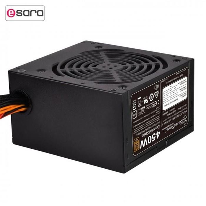 منبع تغذیه کامپیوتر سیلوراستون مدل Essential SST-ET۴۵۰-B - 3