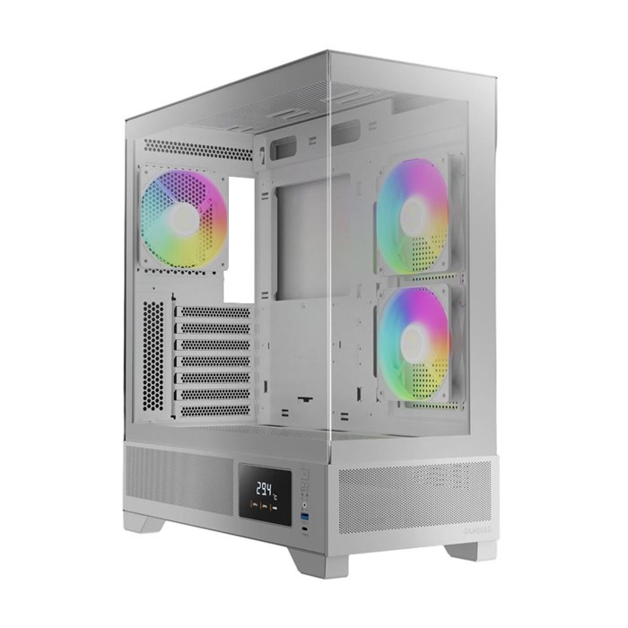 کیس گیمینگ گیم دیاس سفید ATLAS E1 ARGB - 3