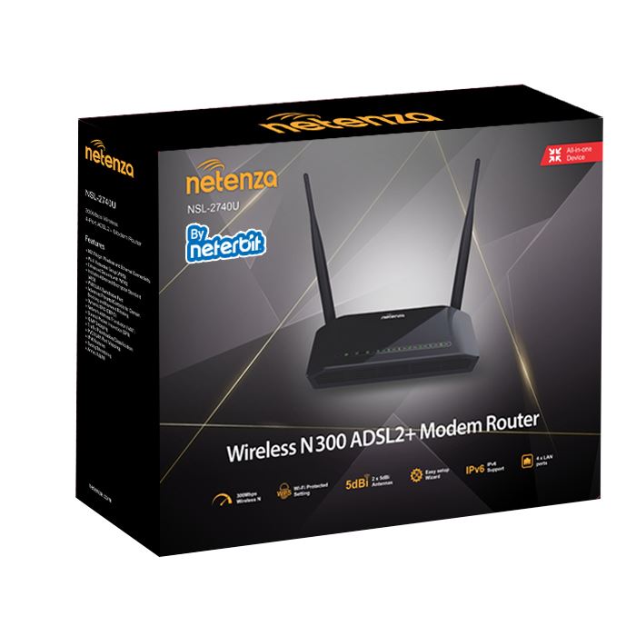 مودم روتر نتربیت مدل NSL-2740U - 3
