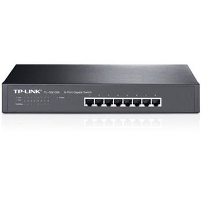 سوییچ 8 پورت گیگابیت و دسکتاپ/رکمونت تی پی-لینک مدل TL-SG1008 - 3