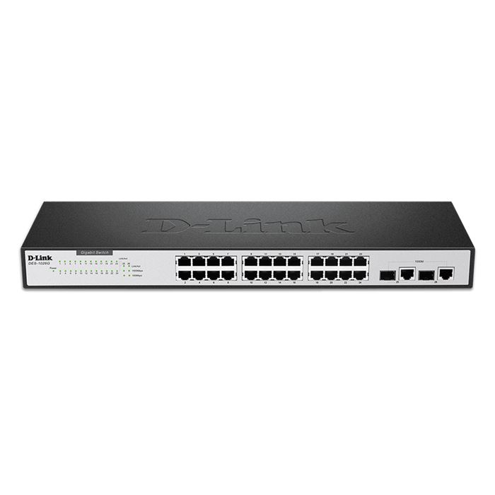 سوییچ 24 پورت به همراه 2 پورت Combo دی-لینک مدل DES-1026G - 5