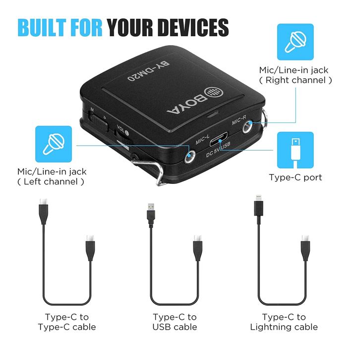 میکروفون یقه ای بویا مدل BY-DM20 - 6