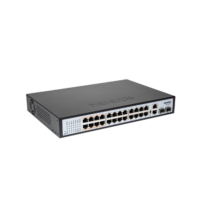 سوئیچ 28 پورت غیرمدیریتی نتربیت مدل NGS-F1028P-C - 2