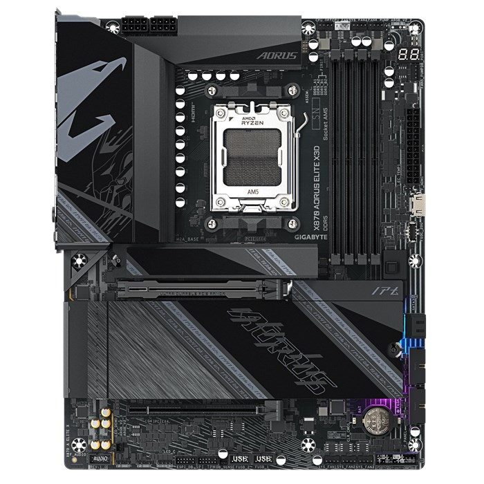 مادربرد گیگابایت مدل X870 AORUS ELITE X3D AM5 - 2