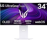 مانیتور گیمینگ 34 اینچ منحنی ال جی مدل UltraGear 34GX90SA-W (240 هرتز)