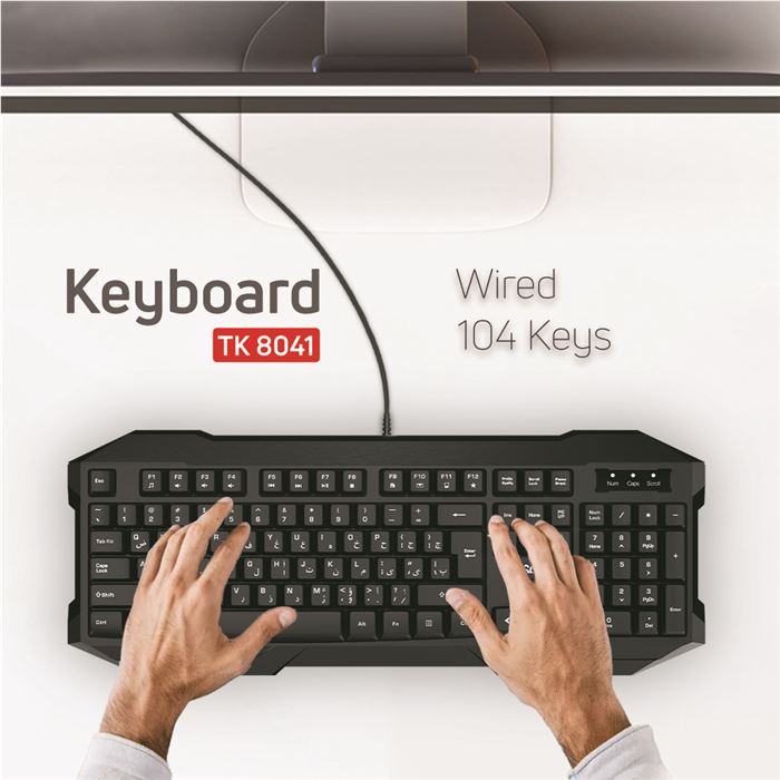 کیبورد تسکو مدل TK 8041 - 6