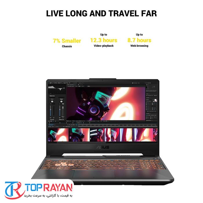 لپ تاپ 17 اینچی ایسوس مدل TUF GAMING FX706IU - 4