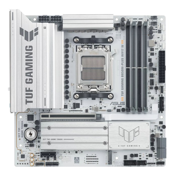 مادربرد ایسوس مدل TUF GAMING B850M-PLUS WIFI WHITE DDR5  - 2