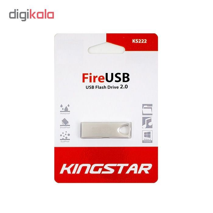 فلش مموری USB2.0 کینگ استار مدل KS222 Fire ظرفیت 64GB - 7