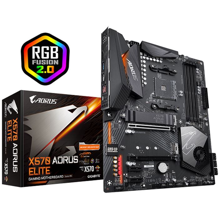 مادربرد گیگابایت مدل X570 AORUS ELITE سوکت AM4