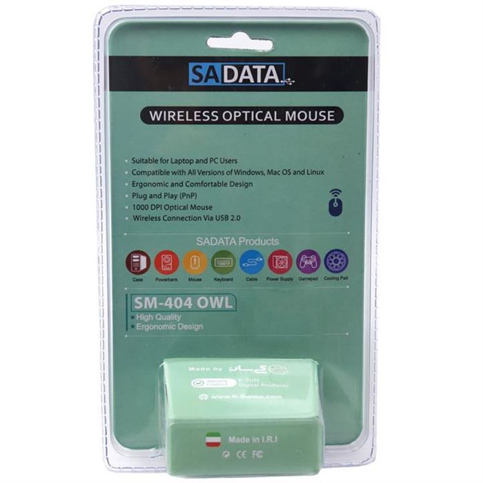 ماوس بی سیم سادیتا مدل SM-404 OWL - 2