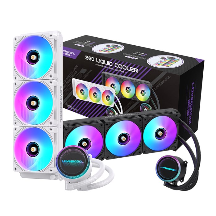 فن پردازنده مایع لاوینگ کول مدل ZK01 360 - 4