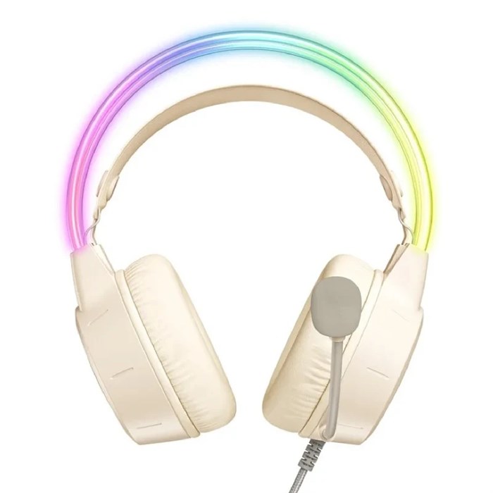 هدست گیمینگ باسیم اونیکوما مدل X15 Pro Biege - 2