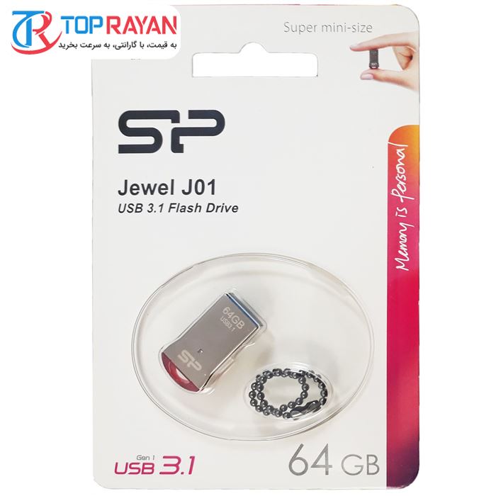 فلش مموری سیلیکون پاور مدل Jewel J01 ظرفیت 64 گیگابایت - 2