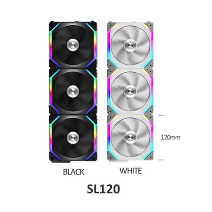 فن کیس لیان لی Lian Li UNI Fan SL 120 Triple White - 2