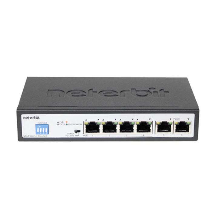 سوییچ 6 پورت نتربیت مدل NGS-F1006P-A - 2