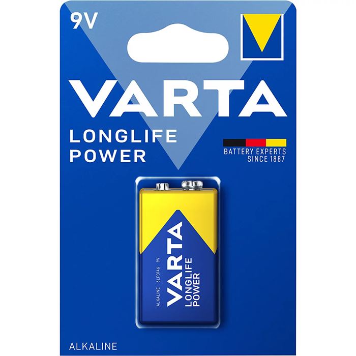 باتری کتابی وارتا Longlife Power 9V