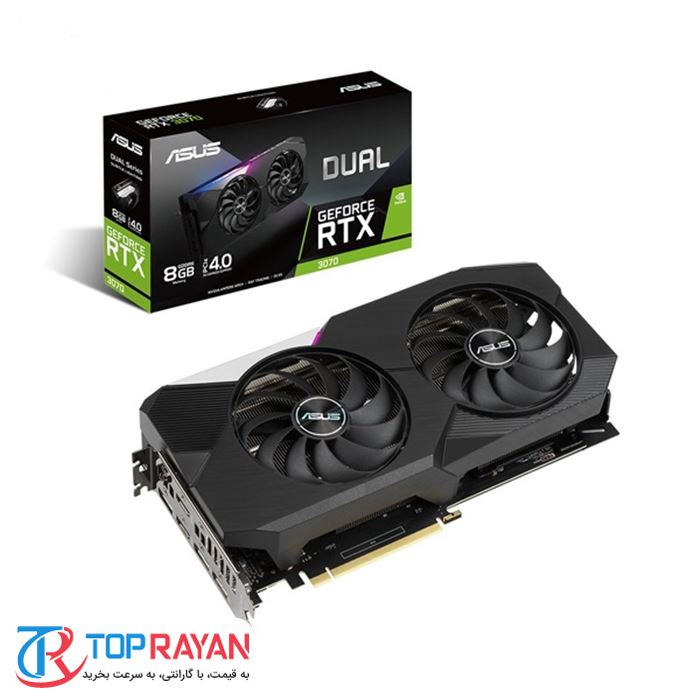 کارت گرافیک ایسوس مدل DUAL RTX 3070 LHR حافظه 8GB - 2