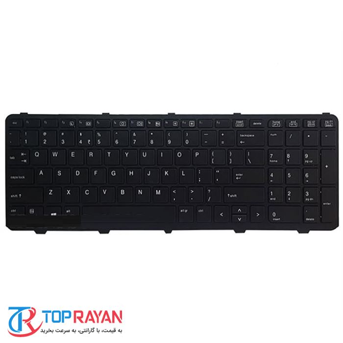 کیبورد لپ تاپ اچ پی مدل Probook 450 G1 G2 مشکی با فریم - 2